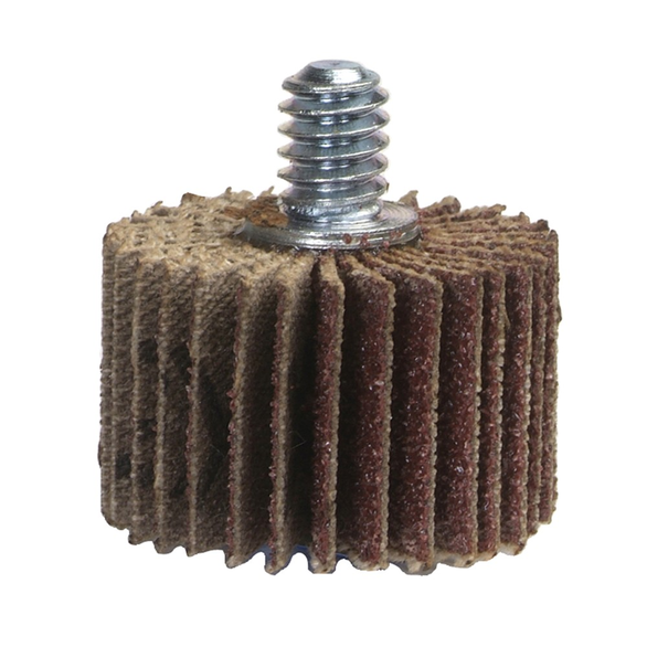 Merit 08834133016 2 Ceramic AO Flap Wheel 1/4-20 Arbor