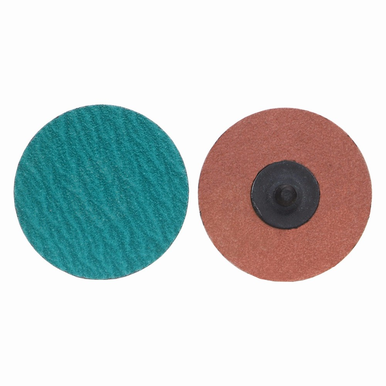 Merit® PowerLock® R801 Zirc Plus Quick-Change Standard Supersize Coated Abrasive Disc, 2 in Dia, 60/Coarse