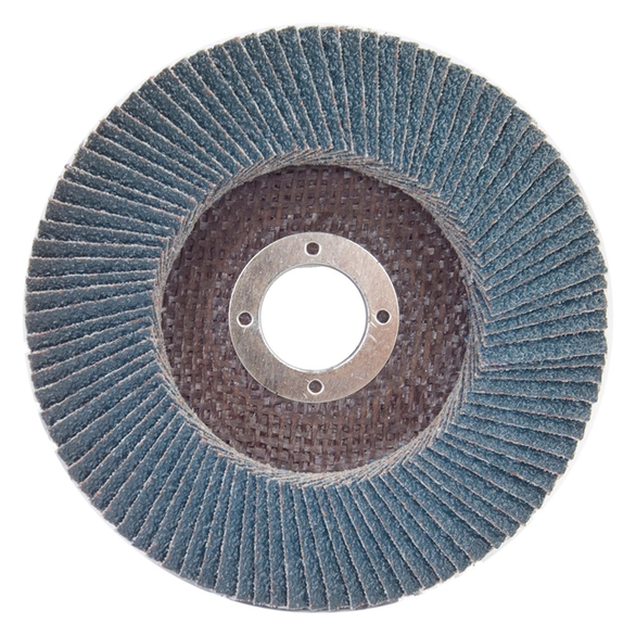 Norton® Charger™ R822 High Density Jumbo Coated Flap Disc, 4-1/2 in Dia, 7/8 in, 60/Coarse, Zirconia Alumina Abrasive