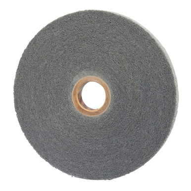 Norton® Bear-Tex® 66254421572 Convolute Non-Woven Abrasive Wheel, 6 in Dia x 1/2 in THK, 1 in, Fine Grade