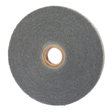 Norton® 66254421574 Convolute Non-Woven Abrasive Wheel, 12 in Dia x 1 in THK, 5 in, Fine Grade