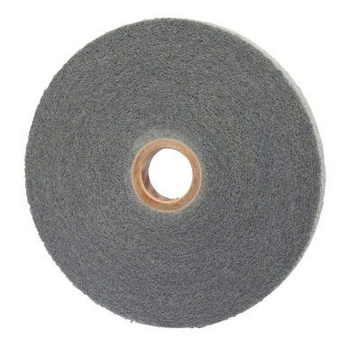 Norton® Bear-Tex® 66254421575 Convolute Non-Woven Abrasive Wheel, 8 in Dia x 1/2 in THK, 3 in, Fine Grade