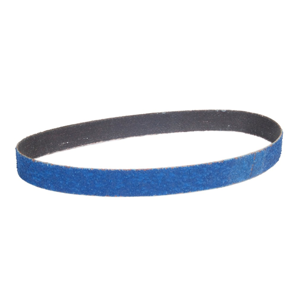 Norton® BlueFire® R887/R823P File Abrasive Belt, 24 in L x 1/4 in W, 40/Coarse, Zirconia Alumina Abrasive