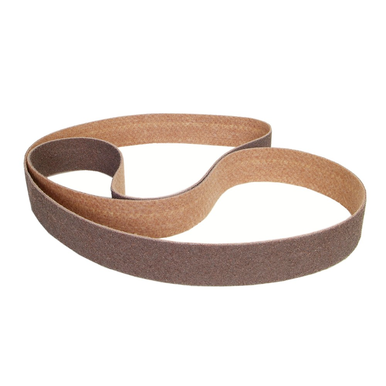 Norton® Bear-Tex®, Rapid Prep™ 66254490470 Backstand Low Stretch Non-Woven Abrasive Belt, 132 in L x 3 in W, Brown