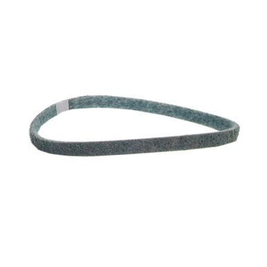 Norton® Bear-Tex®, Rapid Prep™ 66254499884 Low Stretch Xtra Flexible Non-Woven Abrasive Belt, 12 in L x 1/2 in W, Blue