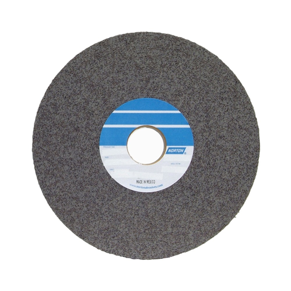 Norton® Bear-Tex® 4000 Convolute Non-Woven Abrasive Wheel, 8 in Dia x 1 in THK, 3 in, Fine Grade