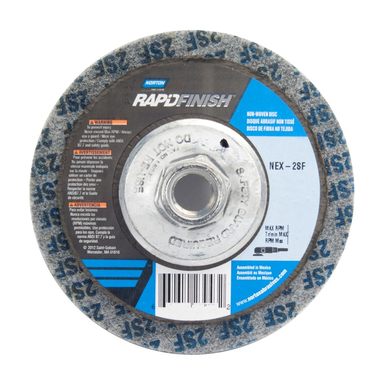 Norton® Rapid Blend™ 66261020546 Depressed Center Wheel, 4-1/2 in Dia x 1/2 in THK, 7/8 in, 320/400 Grit