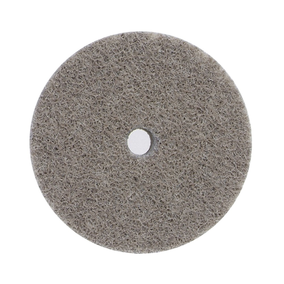 Norton® Bear-Tex® Rapid Blend™ 66261054046 Non-Woven Unified Wheel, 3 in Dia x 1/2 in THK, 1/4 in, Fine Grade