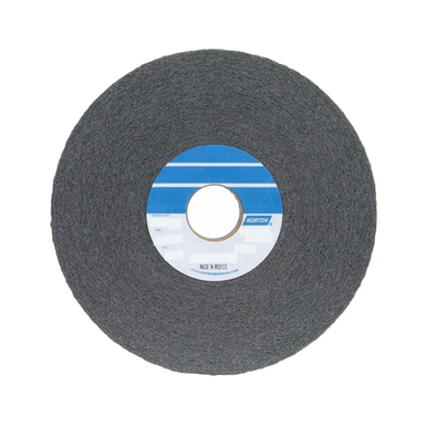 Norton® Bear-Tex® 1000 Convolute Non-Woven Abrasive Wheel, 6 in Dia x 1 in THK, 1 in, Fine Grade