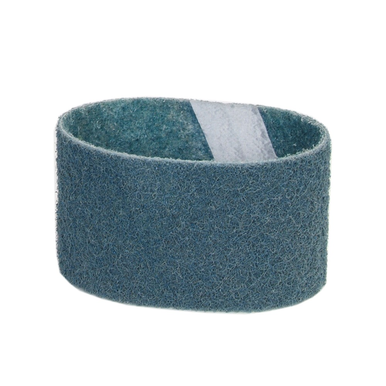 Norton® Bear-Tex®, Rapid Prep™ 66261055326 Low Flex Portable Non-Woven Abrasive Belt, 15-1/2 in L x 3-1/2 in W, Blue