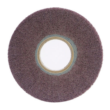 Norton® Bear-Tex® 66261058493 Non-Woven Flap Wheel, 8 in Dia x 2 in THK, 3 in, Fine Grade, Aluminum Oxide Abrasive