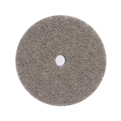Norton® Bear-Tex® Rapid Blend™ 66261058764 Non-Woven Unified Wheel, 2 in Dia x 1/2 in THK, 1/4 in, Fine Grade