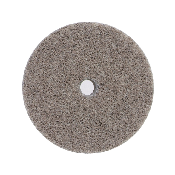 Norton® Bear-Tex® Rapid Blend™ 66261058764 Non-Woven Unified Wheel, 2 in Dia x 1/2 in THK, 1/4 in, Fine Grade