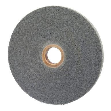 Norton® 66261092480 Convolute Non-Woven Abrasive Wheel, 12 in Dia x 1 in THK, 5 in, Super Fine Grade