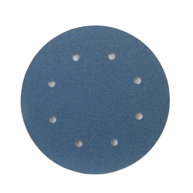 Norton® BlueFire® H875P Heavyweight Vacuum Open Coated Abrasive Disc, 8 in Dia, No Hole, 80/Medium