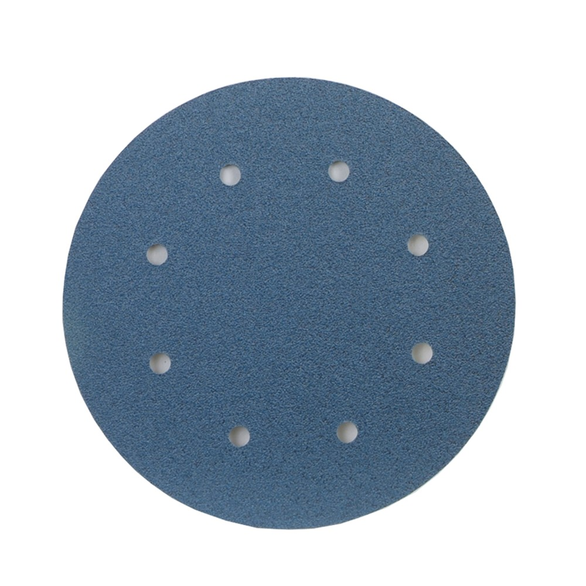 Norton® BlueFire® H875P Heavyweight Vacuum Open Coated Abrasive Disc, 8 in Dia, No Hole, 80/Medium