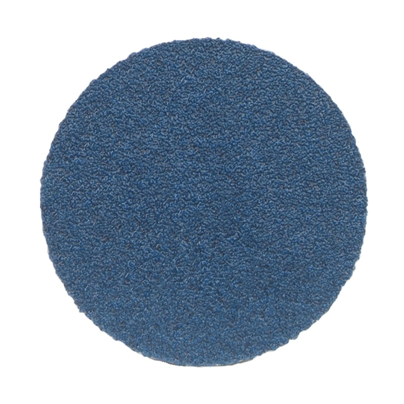 Norton® BlueFire® H875P Heavyweight Open Coated Abrasive Disc, 5 in Dia, No Hole, 40/Coarse, Zirconia Alumina Abrasive