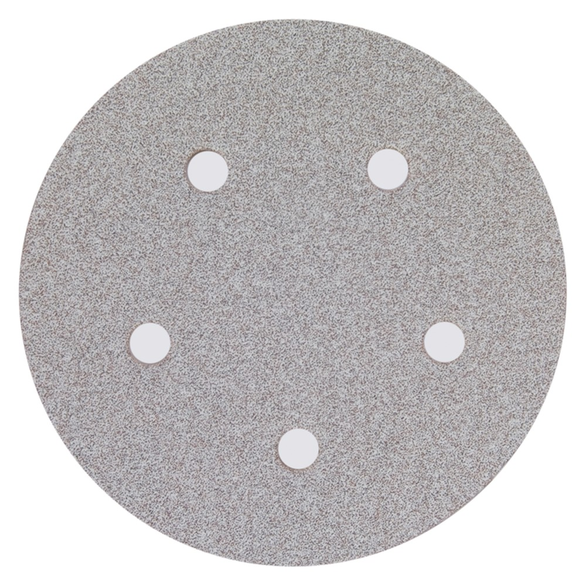 Norton® No-Fil® Adalox® A275 Lightweight Vacuum Coated Abrasive Disc, 5 in Dia, P320/Very Fine, Aluminum Oxide Abrasive