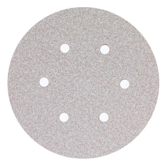 Norton® No-Fil® Adalox® A275 Lightweight Vacuum Coated Abrasive Disc, 6 in Dia, P150/Very Fine, Aluminum Oxide Abrasive