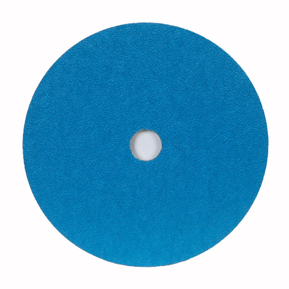 Norton® BlueFire® NorZon® F826 Coated Abrasive Disc, 4-1/2 in Dia, 7/8 in, 80/Medium, Zirconia Alumina Blend Abrasive
