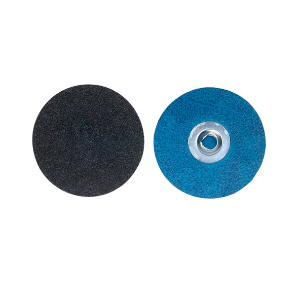 Norton® BlueFire® NorZon Plus™ Speed-Lok® R884P Quick-Change Standard Coated Abrasive Disc, 2 in Dia, 60/Coarse