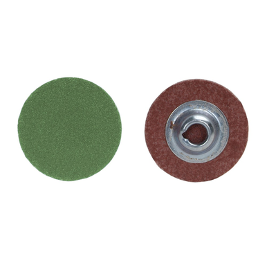 Norton® Neon® R766 Quick-Change Standard Coated Abrasive Disc, 2 in Dia, 40/Coarse, Aluminum Oxide Abrasive