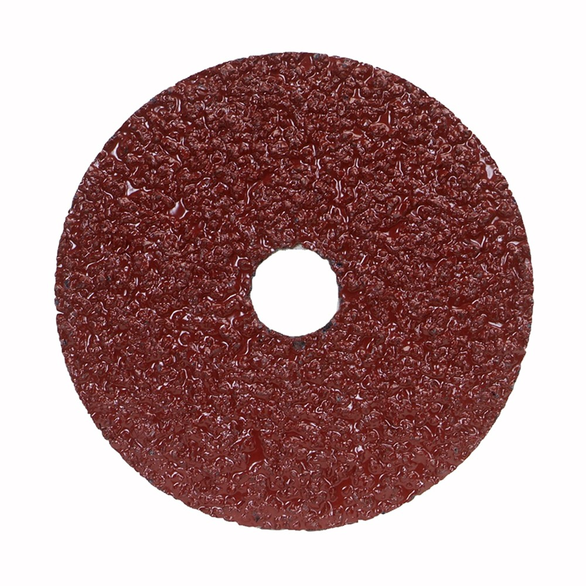 Merit® Metal® F240 Coated Abrasive Disc, 5 in Dia, 7/8 in, 50/Coarse, Aluminum Oxide Abrasive