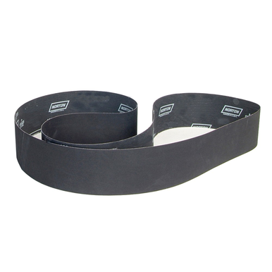 Norton® R999B Heavy Duty Narrow Coated Abrasive Belt, 90 in L x 4 in W, 24/Extra Coarse, Ceramic Alumina Abrasive