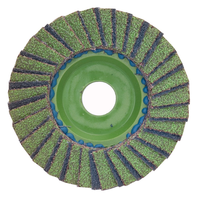 Gemini R766 ZA Coarse Grit Center Mount Plastic Flat Flap Disc