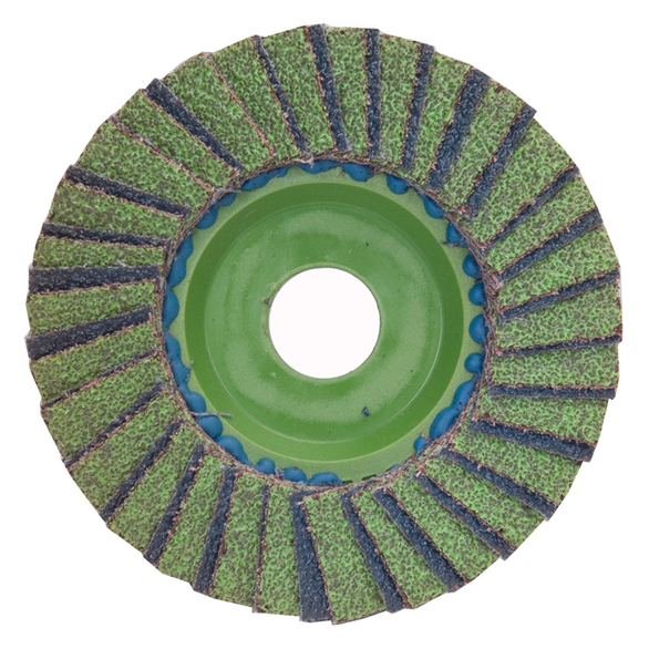 Gemini R766 ZA Coarse Grit Center Mount Plastic Flat Flap Disc