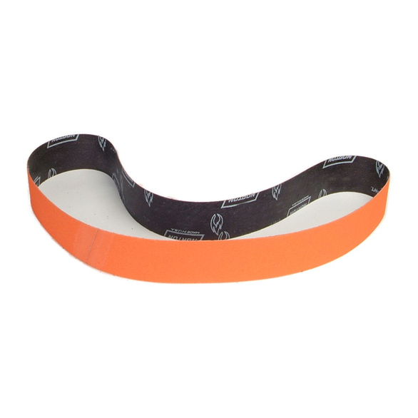 Norton® Blaze® R980P Narrow Abrasive Belt, 54 in L x 4 in W, 80/Medium, Ceramic Alumina Abrasive