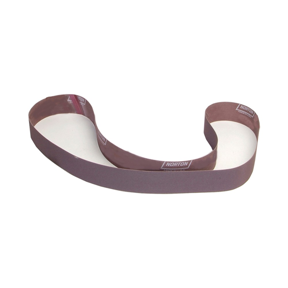 Norton® Metalite® R228 Narrow Abrasive Belt, 72 in L x 2 in W, 100/Medium, Aluminum Oxide Abrasive