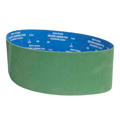 Norton® NorZon® Plus® R801 Narrow Abrasive Belt, 48 in L x 6 in W, 60/Coarse, Zirconia Alumina Abrasive