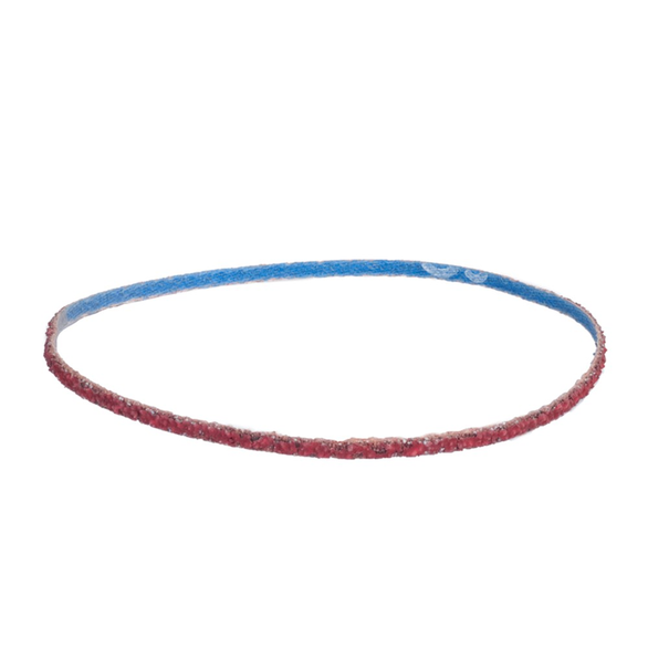 Norton® SG R981 File Abrasive Belt, 24 in L x 1/4 in W, 120/Fine, Ceramic Alumina Abrasive, Y-Weight Polyester Backing