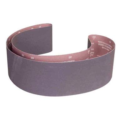 Norton® Metalite® R228 Narrow Portable RR-Flex Abrasive Belt, 89 in L x 6 in W, 60/Coarse, Aluminum Oxide Abrasive