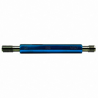 OSG 1500103200 Class 2B Short Form Thread Limit Gage, Yes, 3/4-16, Class X Tolerance, 7/8 in Go, 1/2 in No-Go L Member, HSS, Bright