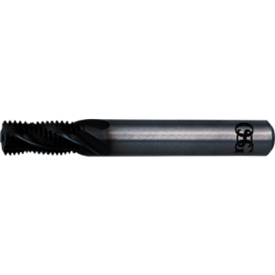 OSG 3900021 M10x1.00 Thread Size, Internal, 3 Flute, Helical Flute Thread Mill
