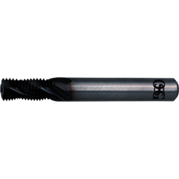 OSG 3900021 M10x1.00 Thread Size, Internal, 3 Flute, Helical Flute Thread Mill