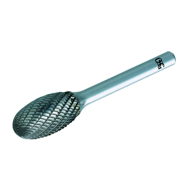OSG 806-3750 Se-3, 3/8 In Cut Dia, 1/4 In Shank Dia, Burr