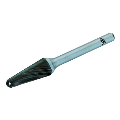 OSG 967-3750 Sl-3L6, 3/8 In Cut Dia, 1/4 In Shank Dia, Burr