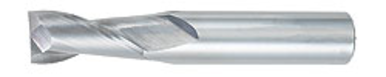 OSG 452-5625 9/16 in Milling Dia, 1-1/8 in LOC, 3-1/2 in OAL, 2 Flutes, Micrograin Carbide, Bright, Square End Mills