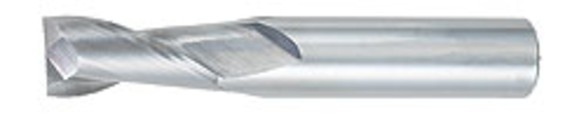OSG 452-5625 9/16 in Milling Dia, 1-1/8 in LOC, 3-1/2 in OAL, 2 Flutes, Micrograin Carbide, Bright, Square End Mills