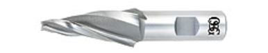OSG 5974200 10 deg taper per side,1/8 in Milling Dia, 2-3/4 in OAL, M42 HSS-CO, Bright, Tapered End Mills