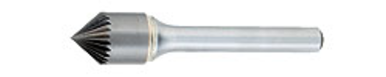 OSG 701-3750 3/8 in Head Dia, 1/4 in Shank Dia, 20 Flute, Countersink