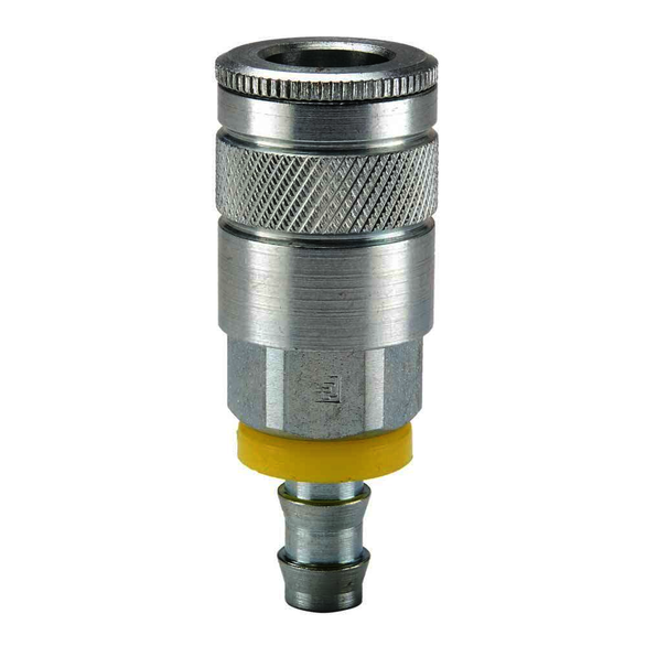 300 psi, Steel, 3/8 in Body, Tru-Flate Interchange, Coupler