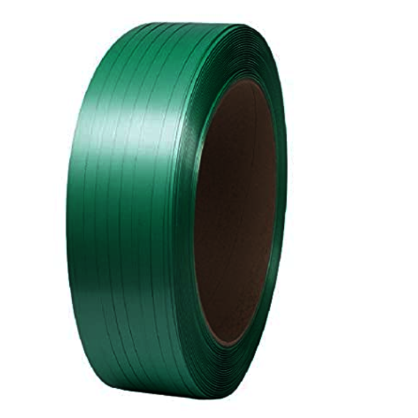 24 Coils/Pallet, 4000 ft x 5/8 in, 1400 lb, Green, Plastic Strapping