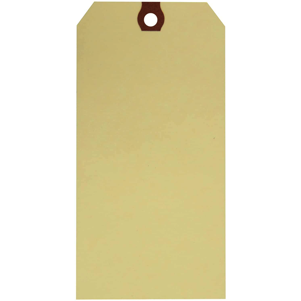 1000/Box, Manila, 3-1/8 x 6-1/4 in, Shipping, 10 Point, Tag