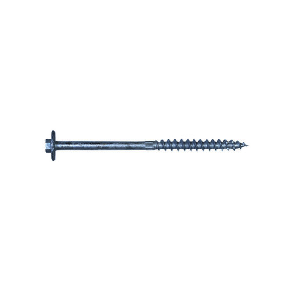 150/Box, 6 in, Hot Dipped Galvanized, Class C, Timber-Hex, Wood Screw