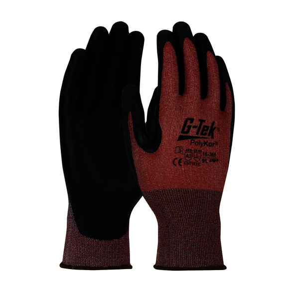 Protective Industrial Products (PIP) 16-368/XXL Size 2X - Large, NeoFoam Coated, Polykor, Cut Resistant Gloves