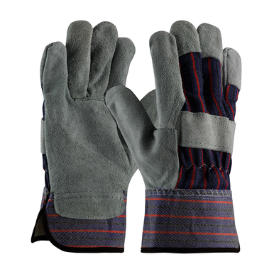 PIP® 558F/L General Purpose Gloves, Leather Palm/Work, Wing Thumb Style, L
